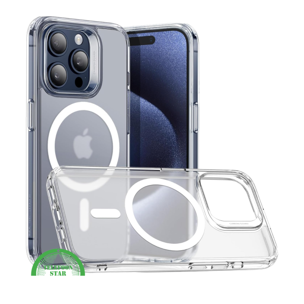 Transparant Hoesje voor iPhone 14 Pro MagSafe, Sterk, Slank &amp; Magnetisch – foto 2