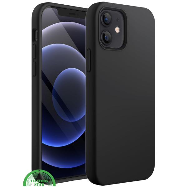 Zwart Hoesje voor iPhone 12 Mini &ndash; Slank, Elegant &amp; Krasbestendig – foto 5