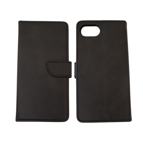 Hoesje voor iPhone 17e Zwart Leerlook Wallet Case Kaartvakken – foto 6