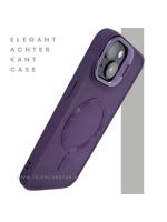 iPhone 15 Plus Siliconen Hoesje Paars &ndash; Geschikt voor MagSafe