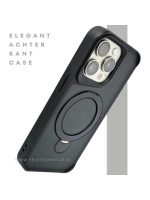 iPhone 15 Pro Max Achterkant Hoesje met Ringhouder &ndash; Elegant & Functioneel Beschermhoesjee