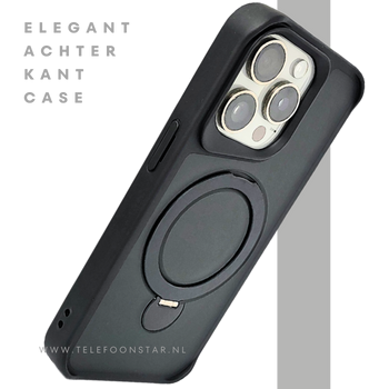 iPhone 15 Pro Max Achterkant Hoesje met Ringhouder &ndash; Elegant & Functioneel Beschermhoesjee
