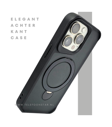 iPhone 15 Pro Achterkant Hoesje met Ringhouder &ndash; Elegant & Functioneel Beschermhoesje