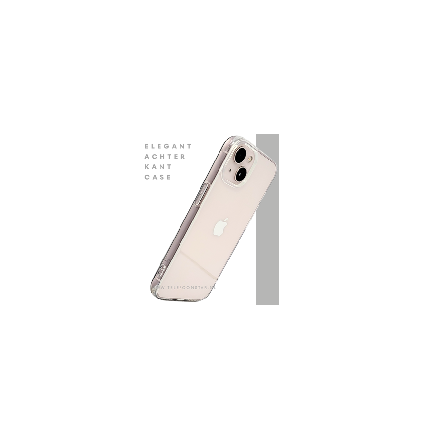 PureFlex Transparant Hoesje &ndash; iPhone 13 / 14 | Ultradun &amp; Beschermend | Telefoonstar.nl