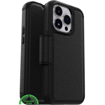Zwart Bookcase Hoesje iPhone 14 Pro Max &ndash; Luxe & 360&deg; Bescherming | Telefoonstar