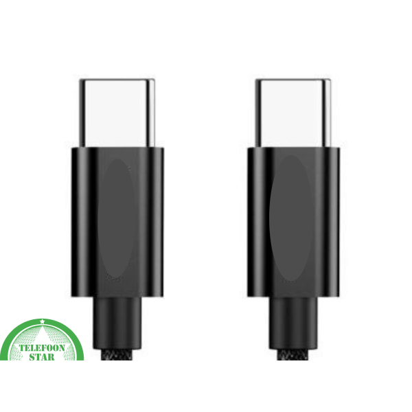 USB-C naar USB-C Oplaadkabel 1.5 Meter &ndash; Snelladen &amp; Data – foto 3