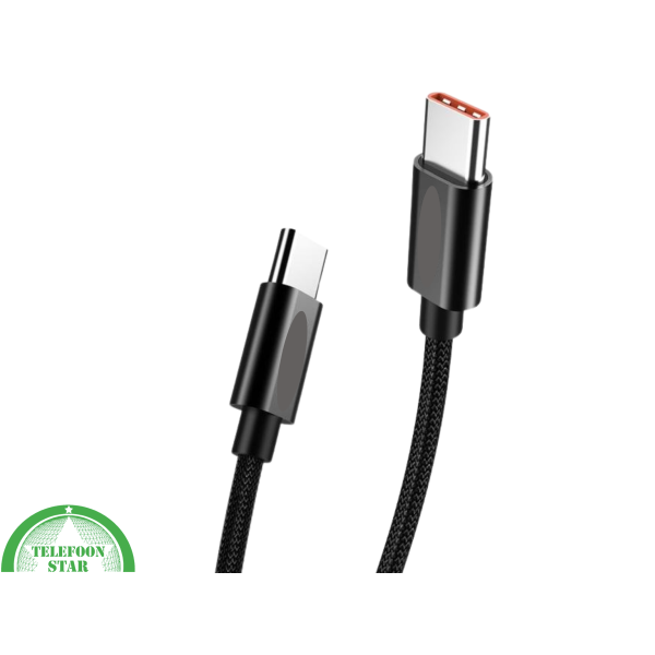 USB-C naar USB-C Oplaadkabel 1.5 Meter &ndash; Snelladen &amp; Data – foto 6