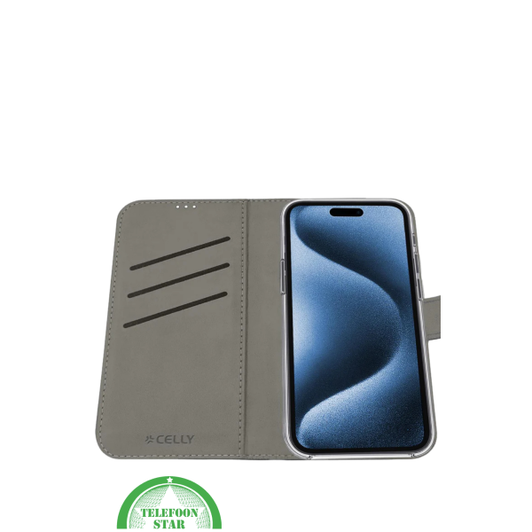 iPhone 16 Pro Bookcase Hoesje &ndash; Zwart| Elegant Design met Volledige Bescherming   – foto 2