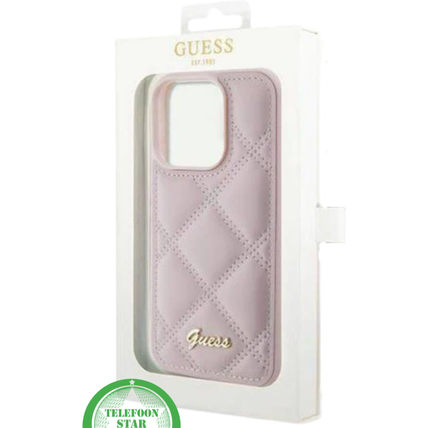 Roze Elegant Hoesje met Goud Detail iPhone 15 Pro Max – foto 2