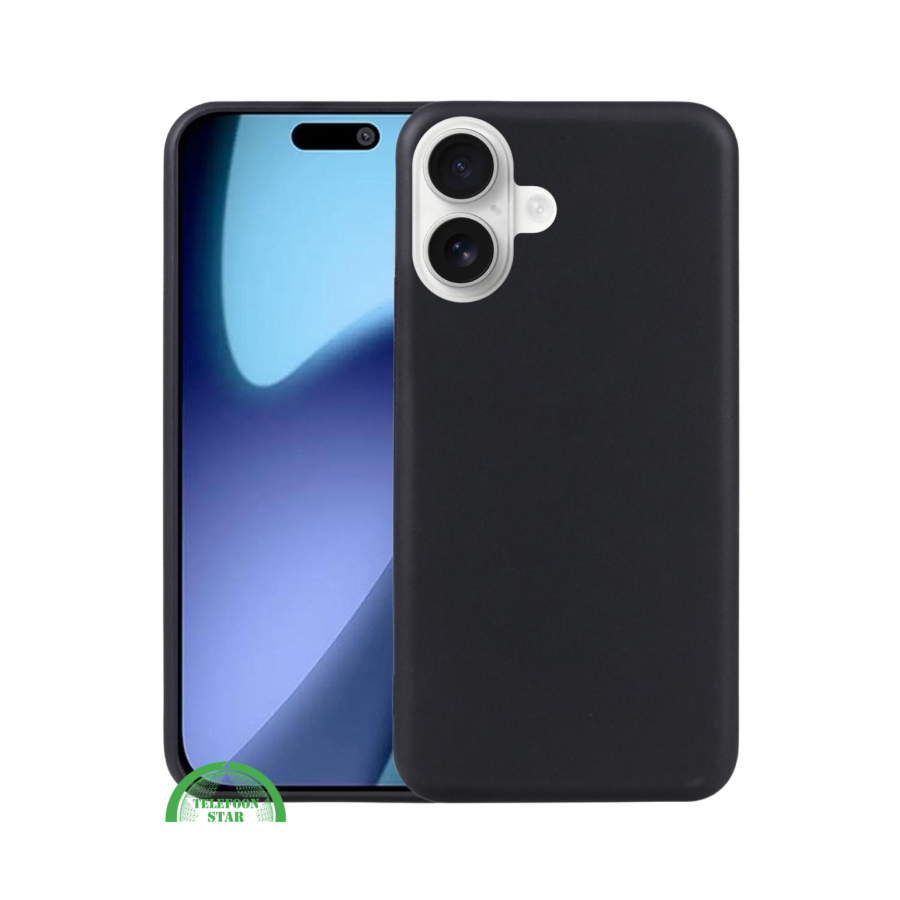 Silicone Hoesje voor iPhone 17 &ndash; Zwart, Modern en Betrouwbaar