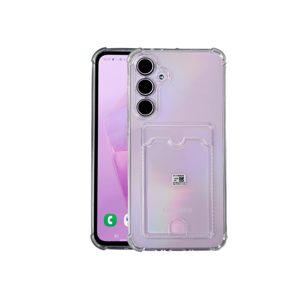 Samsung Galaxy A17 Transparant Hoesje met Kaartvak &ndash; Schokbestendige Backcover – foto 2