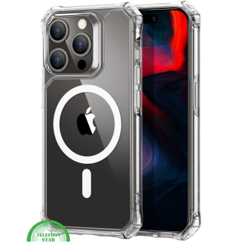 MagSafe Hoesje voor iPhone 15 Pro Max &ndash; Sterk, Transparant & Magnetisch