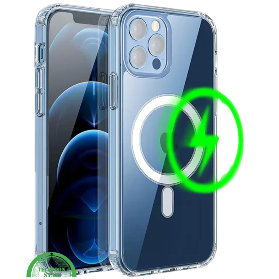 Hoesje voor iPhone 12 Pro Transparant, Slank, Sterk &amp; Magnetisch