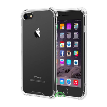 Hoesje voor iPhone SE Shockproof Transparante Cover &ndash; Slank, Gripvast & Beschermend