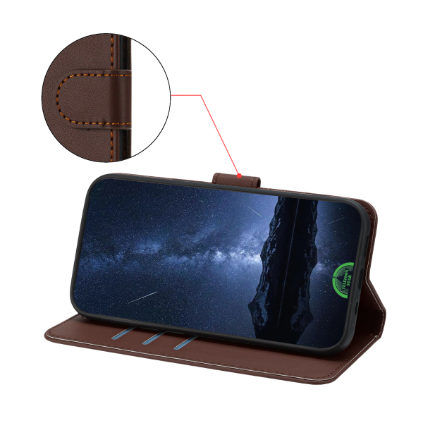Hoesje voor Xiaomi 17 Bookcase Zwart Met Magneetsluiting En Pasjeshouder – foto 4