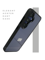 Samsung Galaxy A16 Hoesje doorzichtig zwarte randen Bescherming & Stijl in &eacute;&eacute;n