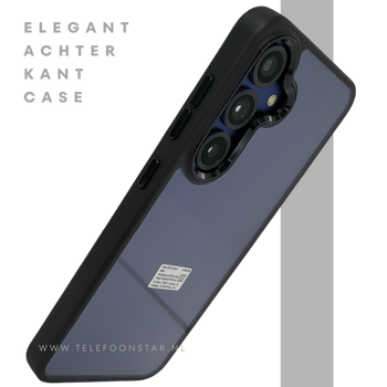 Samsung Galaxy A17 Hoesje doorzichtig zwarte randen Bescherming & Stijl in &eacute;&eacute;n