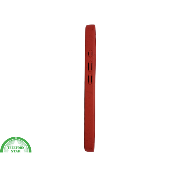 iPhone 16 hoesje rood eco-vriendelijk bioplastic schokbestendige cover – foto 5