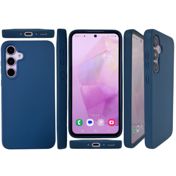 Marineblauw Hoesje voor Samsung Galaxy A17 Stijlvol en Betrouwbaar