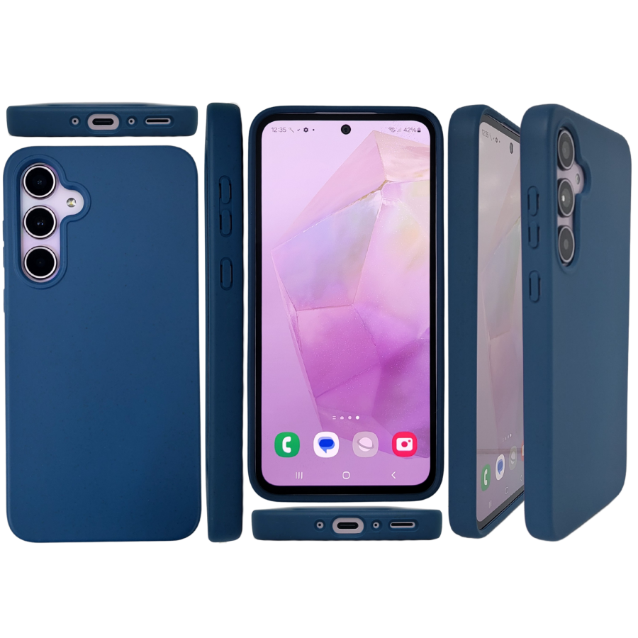 Marineblauw Hoesje voor Samsung Galaxy A17 Stijlvol en Betrouwbaar