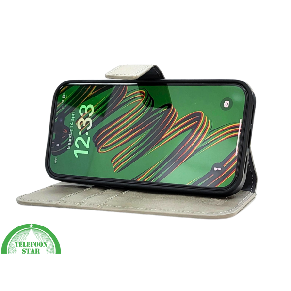 Groen Bookcase Hoesje 2 en 1 iPhone 15 Pro Max&ndash; Lederen Look &amp; Kaartvak | Telefoonstar.nl – foto 7