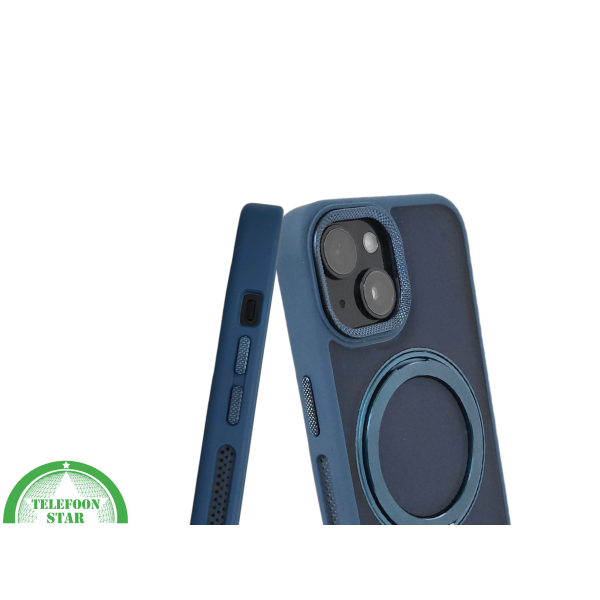 iPhone 15 Hoesje &ndash; Donkerblauw Met Ringhouder &amp; MagSafe | Stevig, Stijlvol &amp; Slim – foto 7