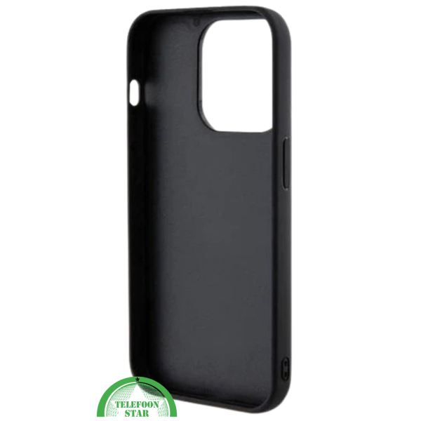 iPhone 15 Pro Design Hoesje &ndash; Modern Zwart met Structuur – foto 3