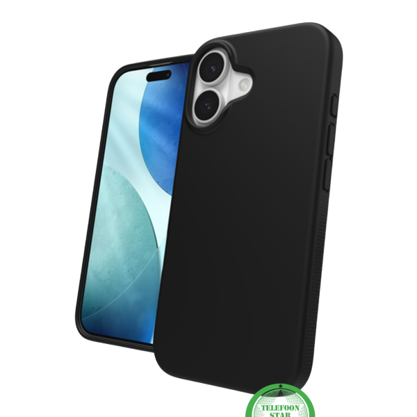 Silicone Hoesje voor iPhone 17 &ndash; Zwart, Modern en Betrouwbaar – foto 3