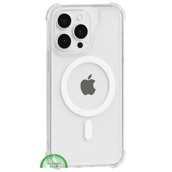 MagSafe Hoesje voor iPhone 16 Pro Silicone &ndash; Transparant, Flexibel & Compatible | Telefoonstar