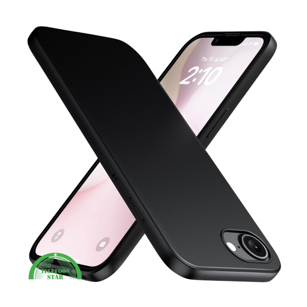  Hoesje voor iPhone 16E Zwart Beschermhoesje &ndash; Slank, Sterk &amp; Stijlvol, Silicone – foto 2