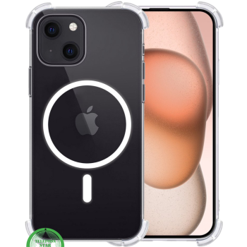 Hoesje voor iPhone 13 Shockproof MagSafe Transparant, Sterk & Magnetisch