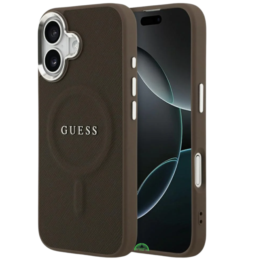 Hoesje voor iPhone 17 Air Bruin met Camera-Beschermrand