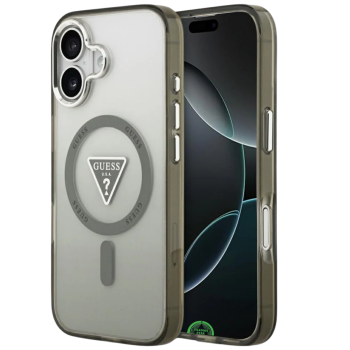 Hoesje iPhone 17 Transparant Grijs MagRing SmokeShield Case