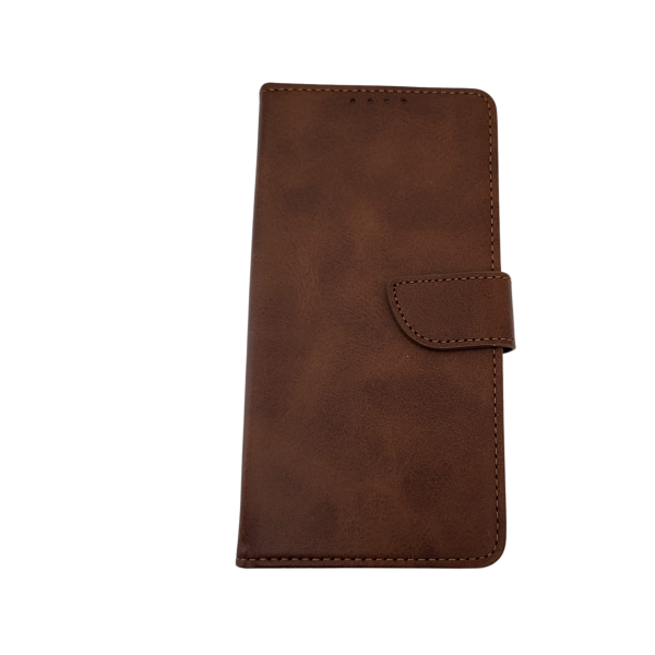 Luxe Boek iPhone 16E (2025)Bruin Leerlook Wallet Case Kaartvakken – foto 5