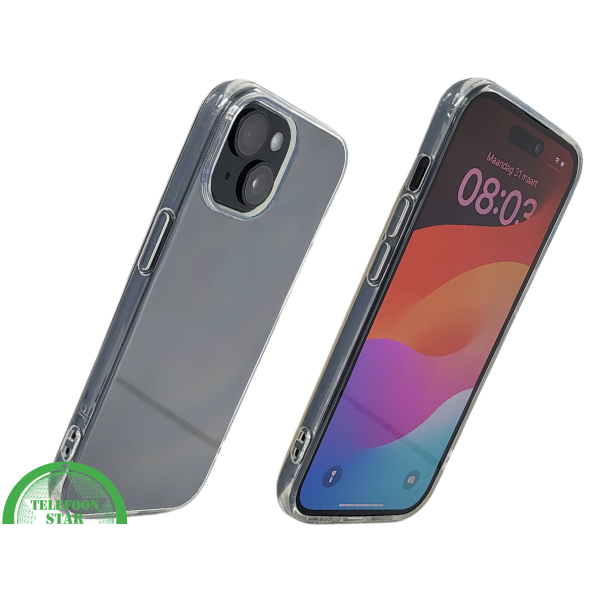 iPhone 15 Hoesje &ndash; Transparant Glanzend | Dun, Beschermend &amp; Stijlvol – foto 2