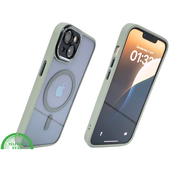 ProtectCase iPhone 13 / 14 Groen &ndash; MagSafe Hoesje met Stevige Bescherming – foto 2