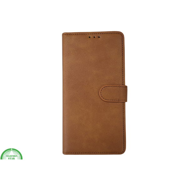 S25 Plus Boek Case Leer Stijlvolle en Beschermende Wallet Case Bruin – foto 7