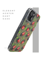 iPhone 15 Hoesje &ndash; Lieveheersbeestjes Design | Transparant, Vrolijk & Beschermend
