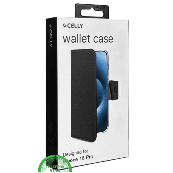 iPhone 16 Pro Bookcase Hoesje &ndash; Zwart| Elegant Design met Volledige Bescherming   – foto 4
