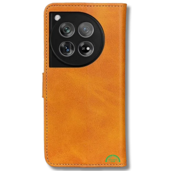 Bookcase Hoesje voor OnePlus 12 Vintage Leer Look met Magnetische Sluiting – foto 3