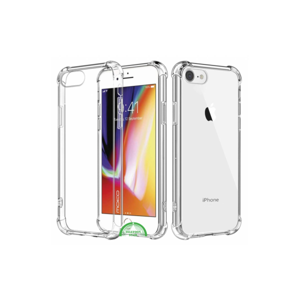 Hoesje voor iPhone SE 2022 Shockproof Transparante Cover &ndash; Slank, Gripvast &amp; Beschermend – foto 3