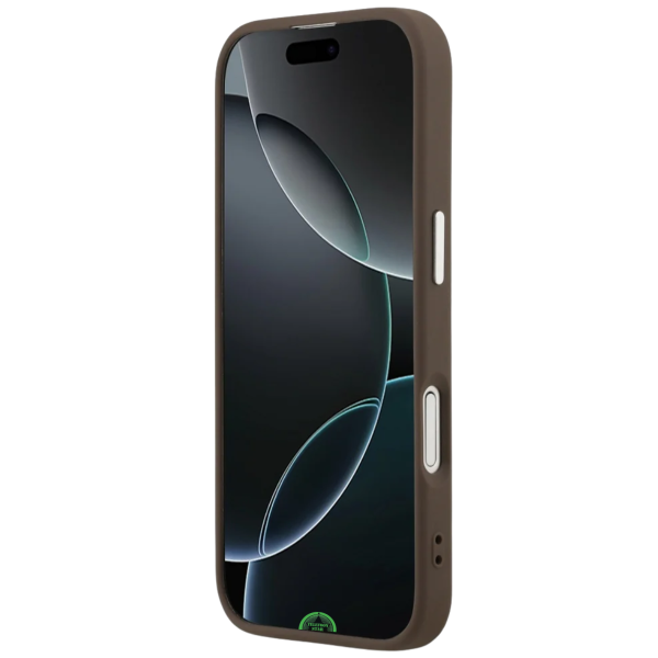 Hoesje voor iPhone 17 Air Bruin met Camera-Beschermrand – foto 2