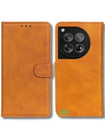 Bookcase Hoesje voor OnePlus 12 Vintage Leer Look met Magnetische Sluiting
