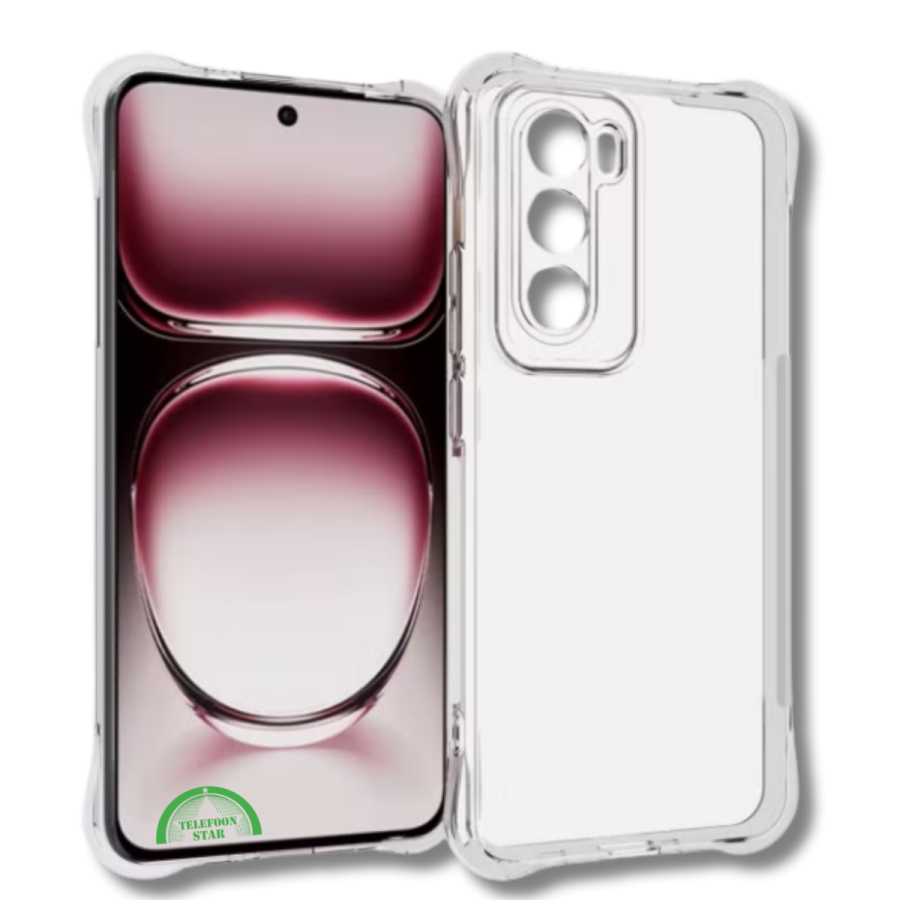 Hoesje voor Oppo Reno 12 5G Antishock Case Hoogwaardige bescherming Transparant