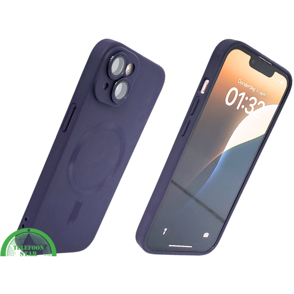 SlimShield Magneto Paars &ndash; MagSafe Geschikt Hoesje voor iPhone 13 en iPhone 14 – foto 2