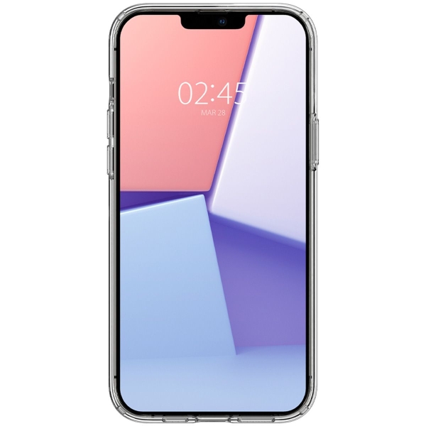 iPhone 13 hoesje siliconen transparant case achterkant – foto 3