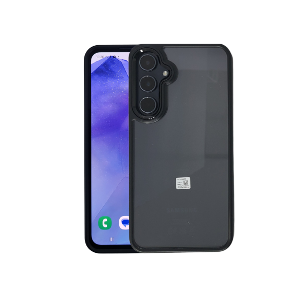 Samsung Galaxy A16 Hoesje doorzichtig zwarte randen Bescherming &amp; Stijl in &eacute;&eacute;n – foto 3