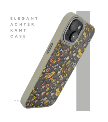 iPhone 15 Plus Hoesje &ndash; Herfst Vogeltjes Design | Uniek, Beschermend & Betaalbaar
