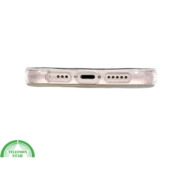 ClearMag Halo &ndash; Transparant iPhone 13 / 14 Hoesje met Witte Magneetring | Telefoonstar.nl – foto 4
