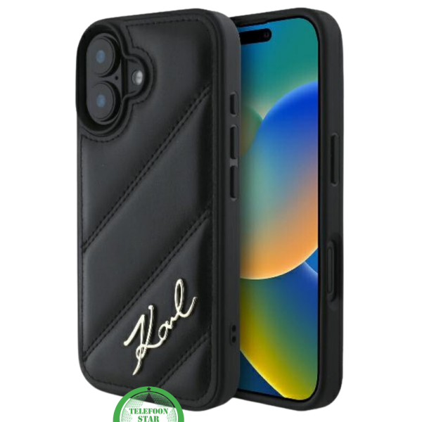 Hoesje voor iPhone 16 Zwart Leren &ndash; Luxe, Bescherming en Tijdloze Klasse – foto 5